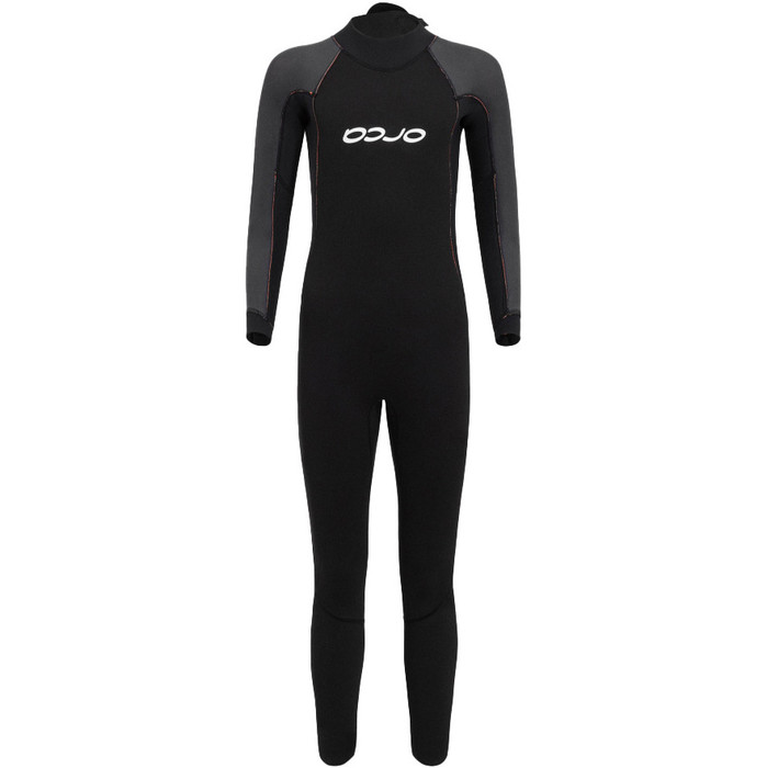 2024 Orca Junior Vitalis Squad Hi-Vis Swim Neoprenanzug NN971201 - Black